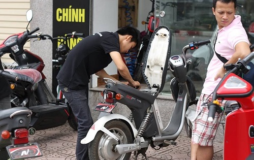    Khắc phục xe đạp điện bị hỏng động cơ